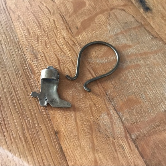 Jeep Collins Retired Brass Cowboy Boot Keychain - Picture 3 of 3